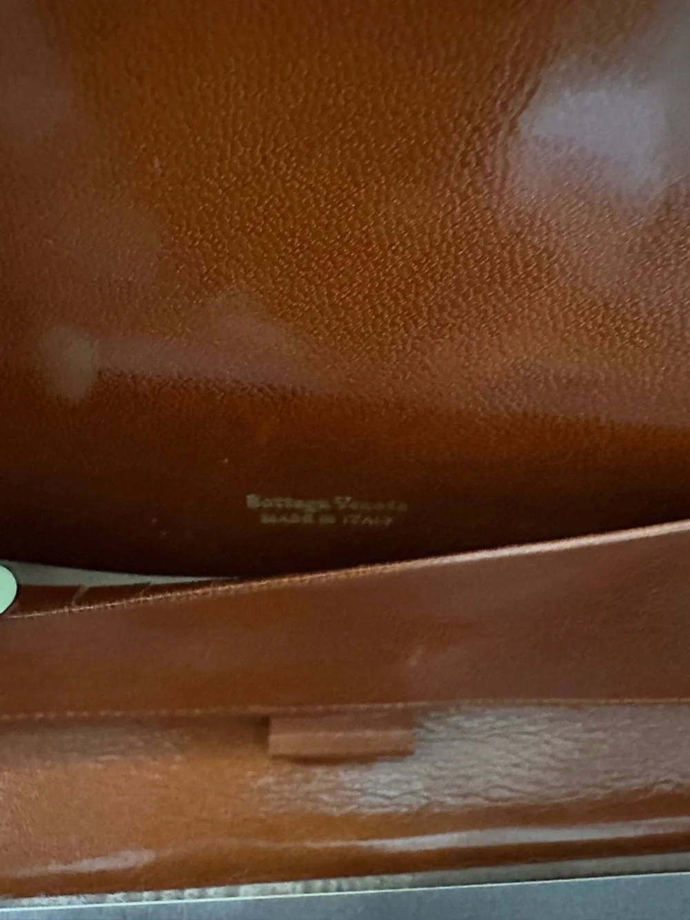 Vtg Bottega Veneta Classic Cognac Leather Document Portfolio 12.75” x 9.25” READ